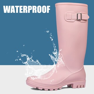 Foto 2 | Foto 2 | Botas Impermeables Para Mujer Dksuko Wellington  Color Rosa Mate - Venta Internacional.