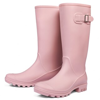 Foto 4 | Foto 4 | Botas Impermeables Para Mujer Dksuko Wellington  Color Rosa Mate - Venta Internacional.