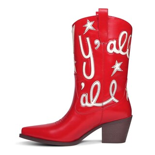 Foto 5 | Foto 5 | Botas Vaqueras Hochfart Embroidered Star Para Mujer Piel Negra - Venta Internacional.