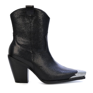 Foto 3 | Foto 3 | Botines Hoantiai Para Mujer Estilo Western Con Punta De Metal Grabada - Venta Internacional.