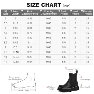 Foto 7 | Foto 7 | Botines Seekavan Chelsea Sin Cordones Con Suela De Lengüeta Y Plataforma Para Mujer - Venta Internacional.