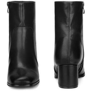 Foto 2 | Foto 2 | Botines Perphy Fashion Con Punta Cuadrada Y Tacón Bajo Negros Para Mujer - Venta Internacional.