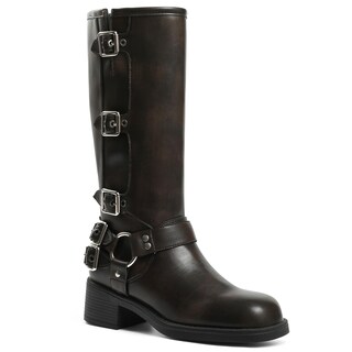 Foto 1 | Foto 1 | Botas Hasta La Rodilla Aminugal Brown Para Mujer Talla 9.5 - Venta Internacional.