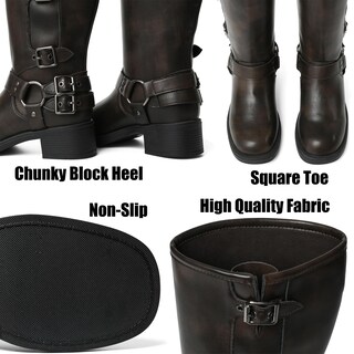 Foto 6 | Foto 6 | Botas Hasta La Rodilla Aminugal Brown Para Mujer Talla 9.5 - Venta Internacional.