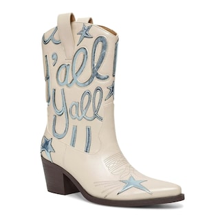 Foto 1 | Foto 1 | Botas Vaqueras Hochfart Embroidered Star Para Mujer Piel Negra - Venta Internacional.