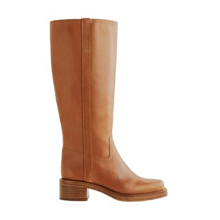 Foto 1 | Foto 1 | Botas Hasta La Rodilla Vomiyall Tan Para Mujer Cómodas Con Tacón Ancho - Venta Internacional.