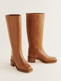 Foto 4 | Foto 4 | Botas Hasta La Rodilla Vomiyall Tan Para Mujer Cómodas Con Tacón Ancho - Venta Internacional.