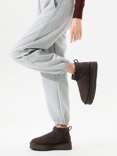 Foto 5 | Foto 5 | Botas De Nieve Fasheemage Snow Mini Para Mujer Talla 8 Color Topo - Venta Internacional.