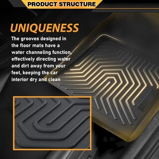 Foto 4 | Foto 4 | Alfombrillas G-plus Negras Para Todo Tipo De Clima Para Honda Civic 2016-2021 - Venta Internacional.