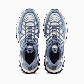 Foto 4 | Foto 4 | Tenis Armani Exchange Sneakers Deportivos Efecto Óptico Maxi Suela Azul Hombre