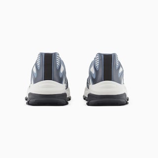Foto 5 | Foto 5 | Tenis Armani Exchange Sneakers Deportivos Efecto Óptico Maxi Suela Azul Hombre