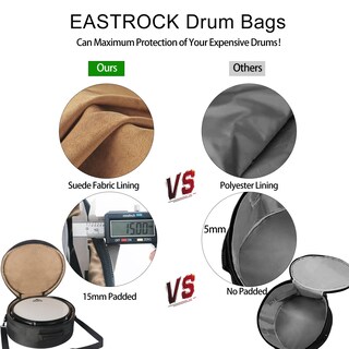 Foto 4 | Foto 4 | Bolsa Para Tambores Eastrock De 14 X 5.5 Pulgadas Con Acolchado De 15 Mm De Grosor - Venta Internacional.