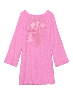 Foto 1 | Foto 1 | Minivestido Hocandy Con Lentejuelas Brillantes Manga Larga Sin Espalda Rosa - Venta Internacional.