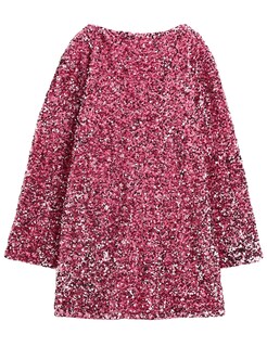 Foto 1 | Foto 1 | Vestido Lentta Con Lentejuelas Para Mujer Rosa Talla S - Venta Internacional.