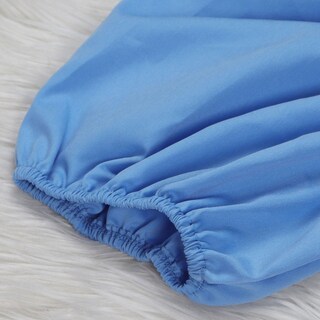 Foto 5 | Foto 5 | Vestido Wokanse Túnica De Verano Manga Corta Babydoll Azul Xl - Venta Internacional.