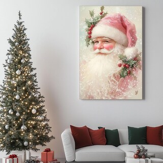 Foto 7 | Foto 7 | Decoración De Pared Navideña Gspqaz Vintage De Papá Noel 40 X 60 Cm - Venta Internacional.