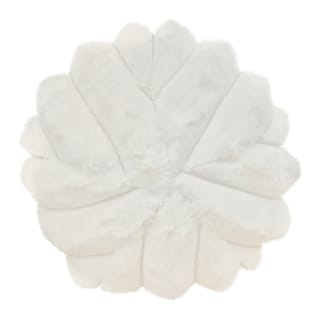 Foto 5 | Foto 5 | Cojín Esfera Bola Acanalado Peluche Beige