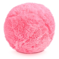 Cojín Esfera Bola Peluche Rosa