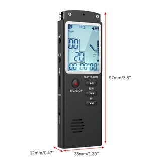 Foto 3 | Foto 3 | Grabadora De Voz Mini Reproductor Mp3 De Dictáfono Con Sonido Digital - Venta Internacional.