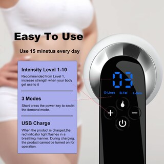 Foto 6 | Foto 6 | Máquina Modeladora Corporal Cxgrise Masajeador De Celulitis Para Vientre Y Brazos - Venta Internacional.