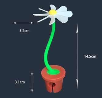 Foto 3 | Foto 3 | Kitchen Gadget Woiwo Little Daisy Flower Tapa Giratoria A Vapor - Venta Internacional.