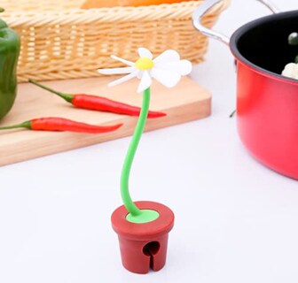 Foto 4 | Foto 4 | Kitchen Gadget Woiwo Little Daisy Flower Tapa Giratoria A Vapor - Venta Internacional.