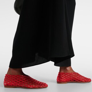 Foto 4 | Foto 4 | Zapatillas De Ballet Vorisvina Red Jelly Mesh Para Mujer - Venta Internacional.