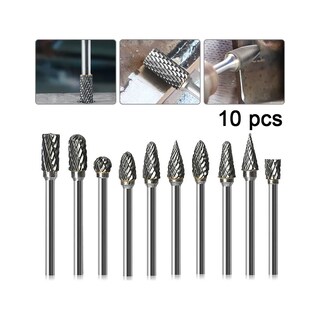 Foto 2 | Foto 2 | Kit Fresas Brocas Lab.g Para Madera Metal Dremel Mototool 10 Uds Plata