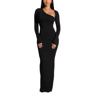 Foto 1 | Foto 1 | Vestido Largo Yanfoam Sexy Para Mujer Manga Larga Talla S - Venta Internacional.