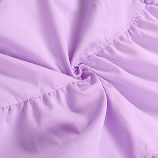 Foto 6 | Foto 6 | Vestido Wokanse Para Mujer Verano 2024 Plisado Con Volantes Dobladillo Morado - Venta Internacional.
