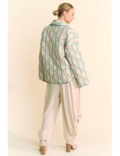 Foto 6 | Foto 6 | Chaqueta Meyhad Ropa De Abrigo Acolchada Con Estampado Floral Para Mujer - Venta Internacional.