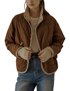 Foto 1 | Foto 1 | Chaqueta Acolchada Faleave Para Mujer Ligera Marrón Xl - Venta Internacional.