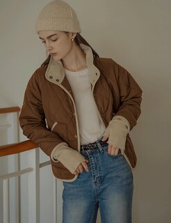 Foto 2 | Foto 2 | Chaqueta Acolchada Faleave Para Mujer Ligera Marrón Xl - Venta Internacional.