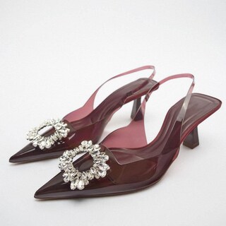 Foto 2 | Foto 2 | Zapatos Keleimusi Transparentes Con Tacón Destalonado Para Mujer Tacones De Gatito - Venta Internacional.