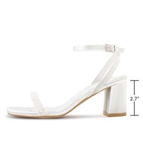 Foto 2 | Foto 2 | Sandalias De Tacón Lacuone Strappy Block Con Tacones Gruesos Para Mujer - Venta Internacional.