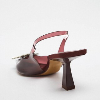 Foto 4 | Foto 4 | Zapatos Keleimusi Transparentes Con Tacón Destalonado Para Mujer Boda - Venta Internacional.