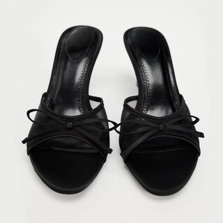 Foto 5 | Foto 5 | Sandalias Ufedo Para Mujer Con Tacón De Gatito Lazo Malla Color Negro Talla 42 - Venta Internacional.