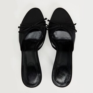 Foto 6 | Foto 6 | Sandalias Ufedo Para Mujer Con Tacón De Gatito Lazo Malla Color Negro Talla 42 - Venta Internacional.