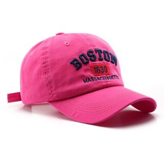 Foto 1 | Foto 1 | Gorra De Béisbol Boston Unisex Para El Sol Ajustable Trucker Rose - Venta Internacional.