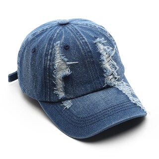 Foto 3 | Foto 3 | Gorra De Béisbol Vptmrp Gorra De Mezclilla Irregular Para Mujer (azul Claro) - Venta Internacional.