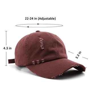 Foto 3 | Foto 3 | Gorra De Béisbol Talajee Vintage Lavada Envejecida 100% Algodón - Venta Internacional.
