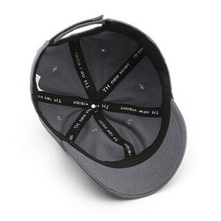 Foto 7 | Foto 7 | Gorra De Béisbol Talajee  Ala Corta  Algodón Sin Construir  Gris - Venta Internacional.
