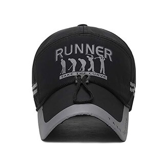 Foto 2 | Foto 2 | Gorra De Béisbol Vptmrp  Gorra De Sol De Ala Extendida  Secado Rápido  Negra - Venta Internacional.