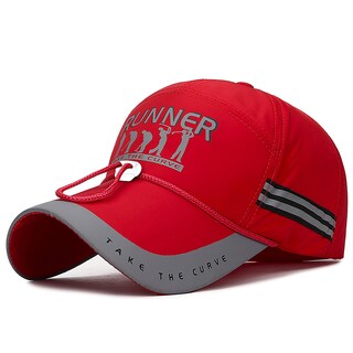 Foto 1 | Foto 1 | Gorra De Béisbol Vptmrp  Gorra De Sol De Ala Extendida  Secado Rápido  Roja - Venta Internacional.