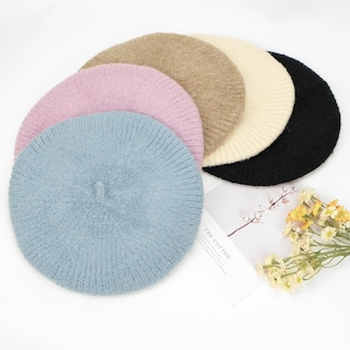 Foto 7 | Foto 7 | Gorro Beret Hat Gllutt De Invierno Con Mezcla De Lana Para Mujer - Venta Internacional.