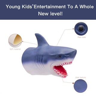 Foto 3 | Foto 3 | Marioneta De Mano Yolococa Shark Realistic Latex Soft Para Niños - Venta Internacional.