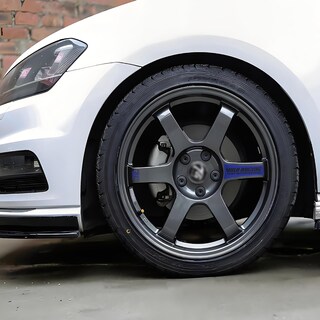 Foto 6 | Foto 6 | Adhesivos Para Ruedas Toccool Racing Cars Letter Para Ruedas Te37 Color Azul - Venta Internacional.