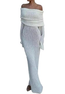 Foto 1 | Foto 1 | Traje De Baño Con Capucha Letsvdo De Punto De Ganchillo Para Mujer - Venta Internacional.