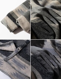 Foto 4 | Foto 4 | Shacket Findthy Para Hombre Franela Cepillada Estampado Étnico Azteca - Venta Internacional.