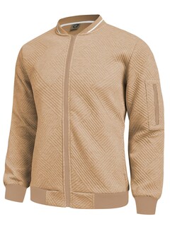 Foto 2 | Foto 2 | Chaqueta Hardaddy Ligera Con Textura Bomber Casual Caqui Para Hombre - Venta Internacional.